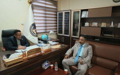 القائم بأعمال الأمين العام للأمانة العامة بالمجلس الانتقالي يلتقي سمير الحييد رئيس انتقالي أبين   ويناقش معه الأوضاع التنظيمية و العامة بالمحافظة