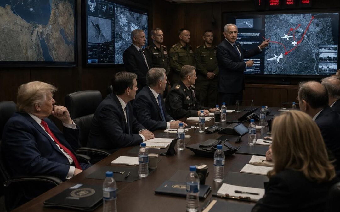 نتنياهو أدار سيناريو الحرب على إيران من غرفة العمليات Situation Room في البيت الأبيض …. فضيحة أمريكية جديدة