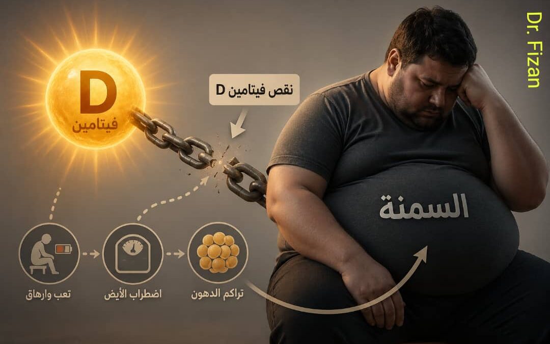 فيتامين D والسمنة: العلاقة الخفية وراء اضطراب الوزن