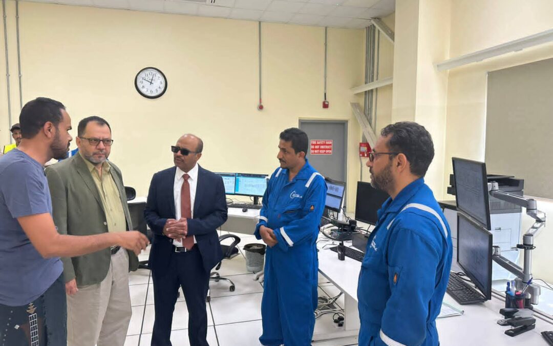 وزيرا الكهرباء والنفط  يطلعان على جاهزية محطة بترومسيلة للعودة إلى الخدمة
