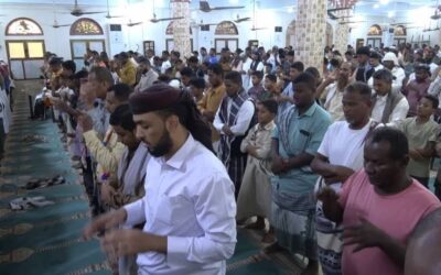 مساجد أبين تؤدي صلاة الغائب على روح الرئيس السابق المشير عبدربه منصور هادي عقب صلاة الجمعة