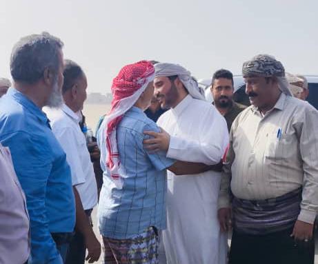 السلطان نواف العفيفي يصل عدن لمشاركة الأهالي أفراح عيد الأضحى وفعاليات مهرجان القارة التراثي