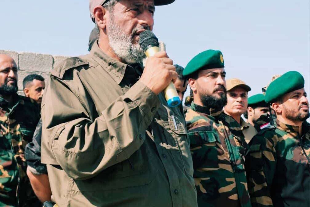 اللواء د. الجمالي خلال تفقده لأمن لحج الوطني يشدد على ضرورة حسن التعامل مع المواطنين وتنفيذ المهام بمسؤولية عالية