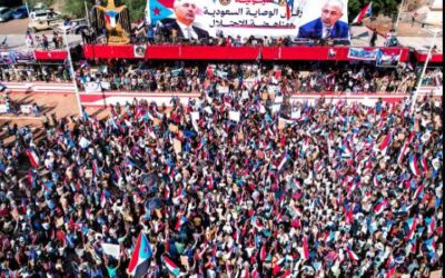 استجابه لدعوة المجلس الانتقالي .. حشود جماهيرية في العاصمة عدن تؤكد رفضها للوصاية السعودية على أرض الجنوب ومناهضتها لعودة الاحتلال اليمني