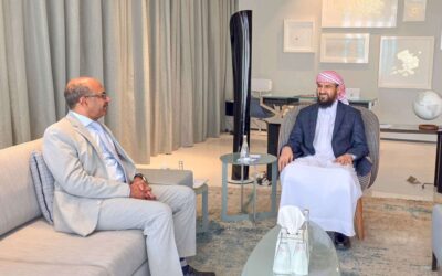 أبوزرعة المحرمي يناقش مع وزير النفط والمعادن آلية تجاوز التحديات الراهنة