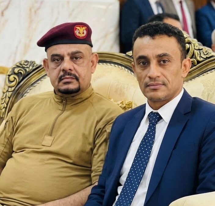 الشيخ طلال الكلدي يبارك  الثقة والتعيين للواء ثابت قاسم الردفاني . والمهندس أيمن زيد الكلدي
