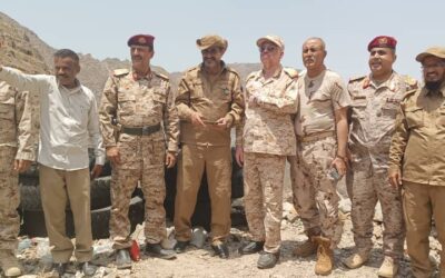 ​في إطار نزولها الميداني للمحافظات الخمس.. لجنة الاستلام والتسليم بوزارة الدفاع والمنطقة الرابعة تتفقد محور يافع وجبهة الحد وموقع سباح العسكري