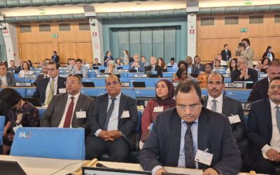 وزيرالزراعة والري والثروة السمكية يشارك في الجلسة الافتتاحية لمؤتمر منظمة الفاو العالمي للزراعة الذكية