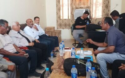 لقاء في لحج يناقش مسودة انشاء قسم البيئة والمناخ بكلية ناصر للعلوم الزراعية