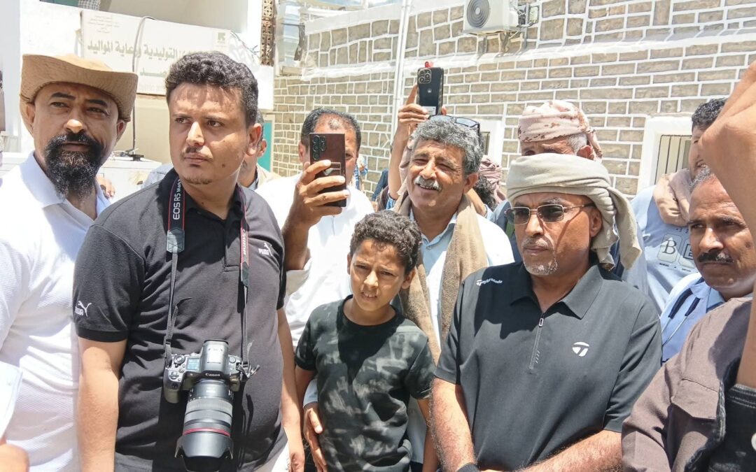 نائف جرهوم سفير الأعمال الإنسانية والخيرية يزور مستشفى رصد العام
