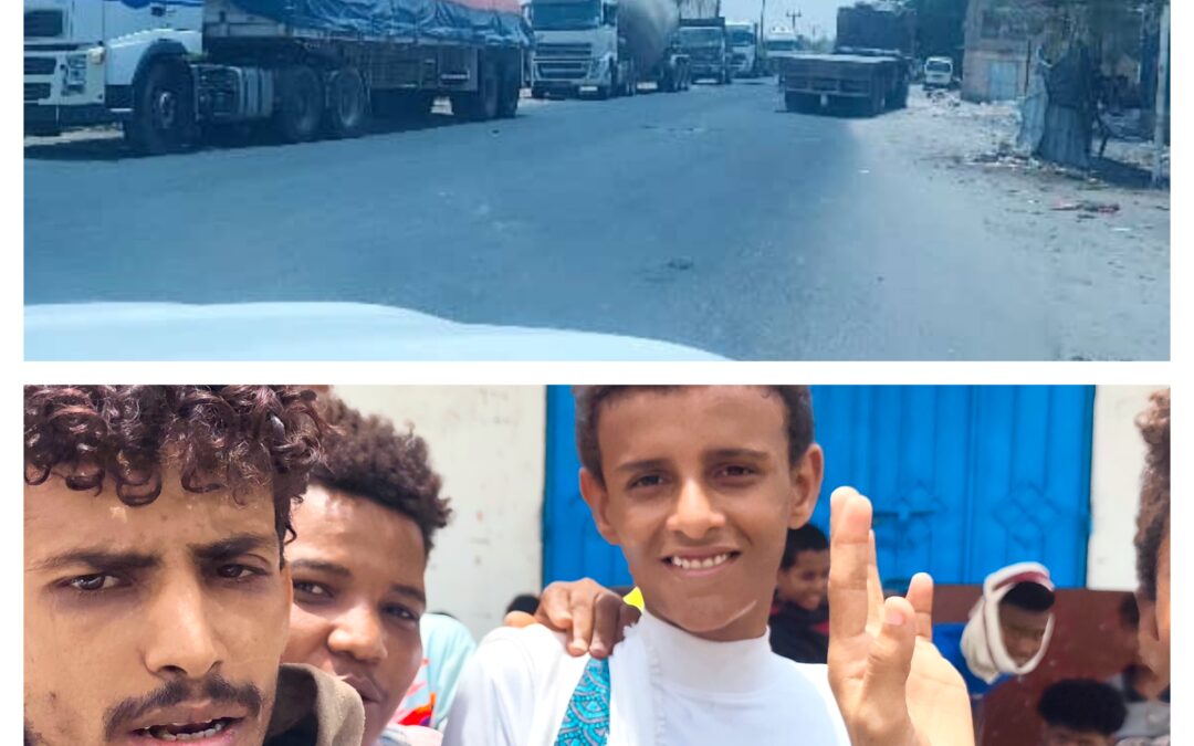 احتجاجاً على أزمة مياه ممتدة لستة أشهر: شباب “المخزن” بمديرية خنفر يغلقون الطريق مؤقتاً لنقل معاناتهم للمحافظ