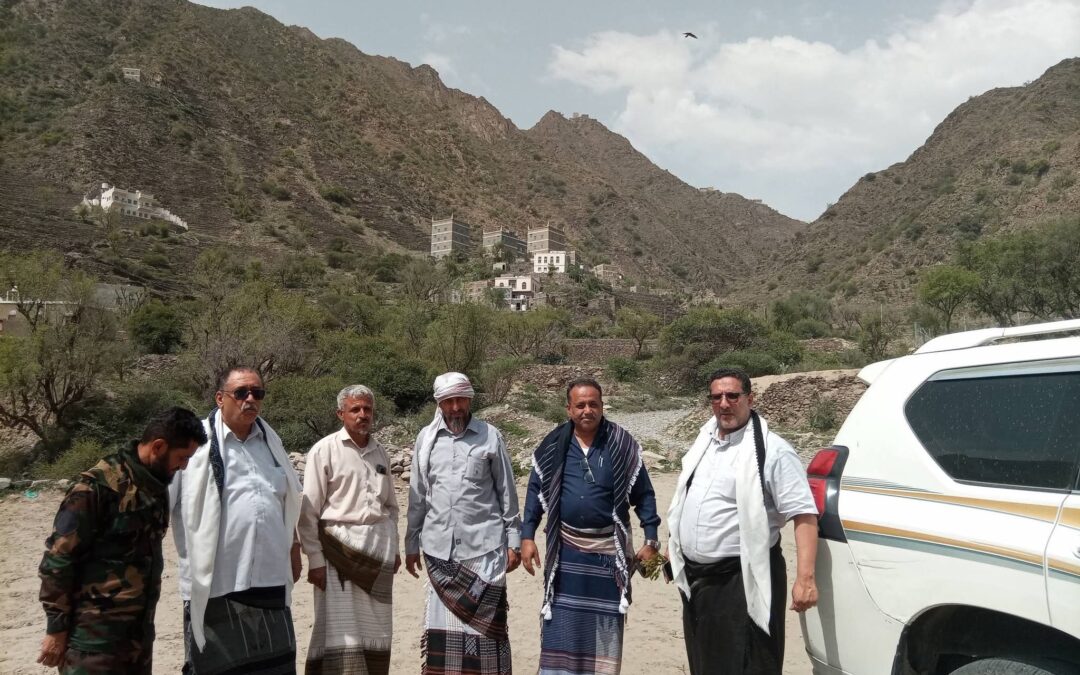 مؤسسة  النقيب الخيرية تطلع على مشروع طريق وطن–ظبة الشبحي وتبحث دعم استكماله