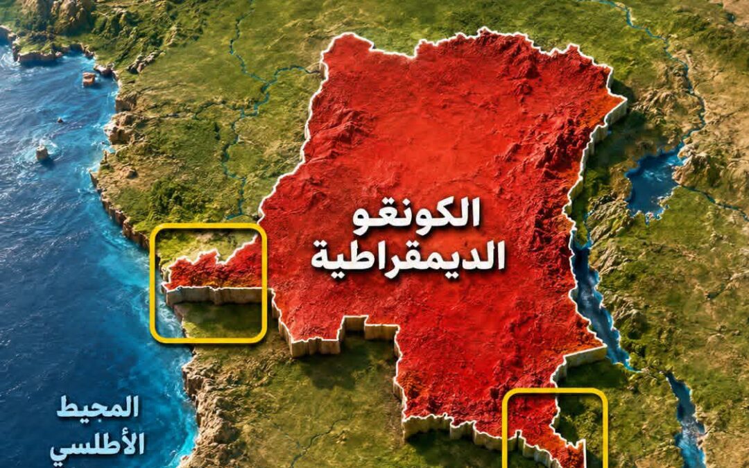 لماذا تبدو حدود جمهورية الكونغو الديمقراطية بهذا الشكل الغريب؟ 🇨🇩
