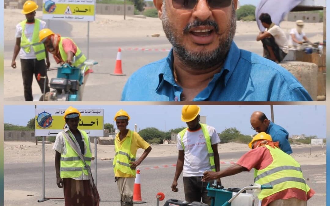 أبين: المؤسسة العامة للطرق والجسور تطلق حملة صيانة شاملة لأكثر من ٢٠٣ كيلومتر