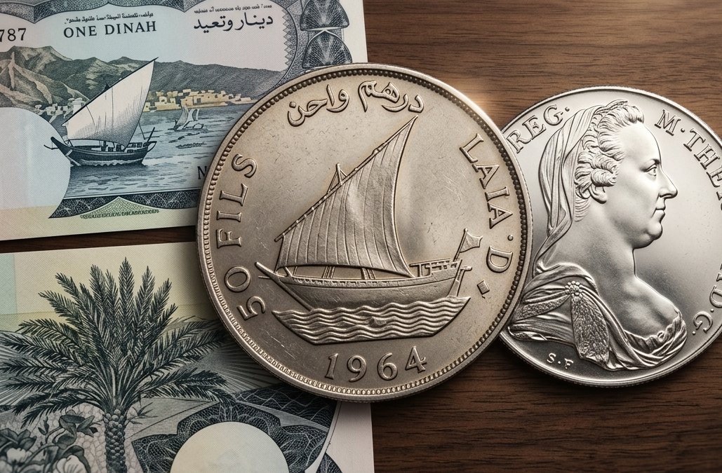 قصة ريال ماريا تريزا والدينار والدرهم الجنوبي