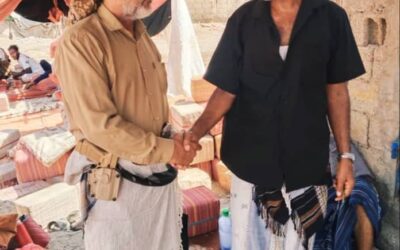 نائب رئيس انتقالي أبين يعزي المناضل محسن السعدي بوفاة نجله في حادث مروري