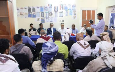 تنفيذية انتقالي أبين تعقد لقاءً موسعاً لقيادات المجلس وتناقش التحضيرات لمليونية التعبئة الشعبية في ذكرى ثورة 14 أكتوبر