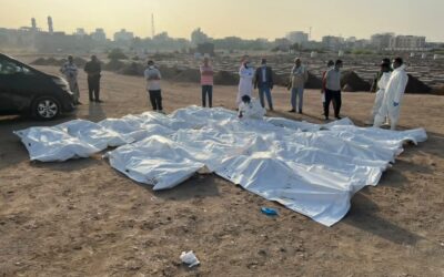 النيابة العامة تباشر دفن 21 جثة مجهولة الهوية في عدن