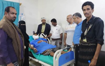 لجنة الصحة والبيئة بالجمعية الوطنية تتفقد جرحى هجوم شبوة في مستشفى العرب بحضرموت