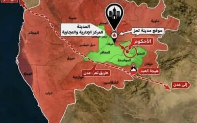 الحوثيون يطوقون عاصمة تعز ويقطعون الخط العام تعز – عدن