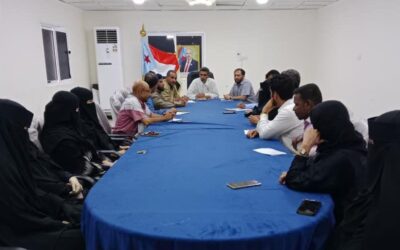 تنفيذية انتقالي لحج تعقد اجتماعها الدوري لشهر أكتوبر وتشيد بانتصارات القوات المسلحة الجنوبية وتناقش استعدادات المشاركة بمليونية التعبئة الشعبية