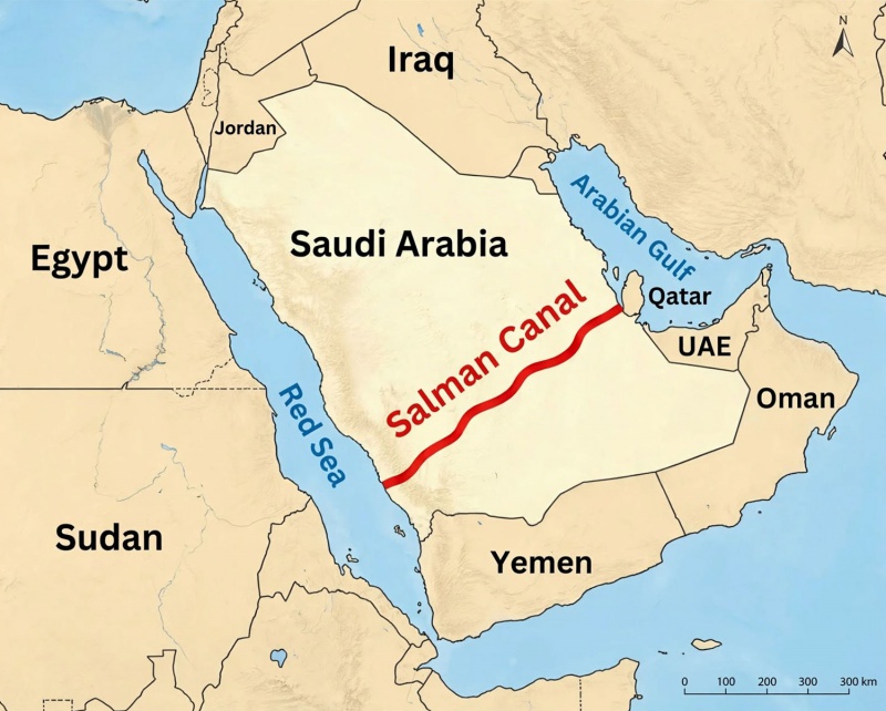 السعودية تعيد الحديث عن قناة سلمان لتصدير النفط